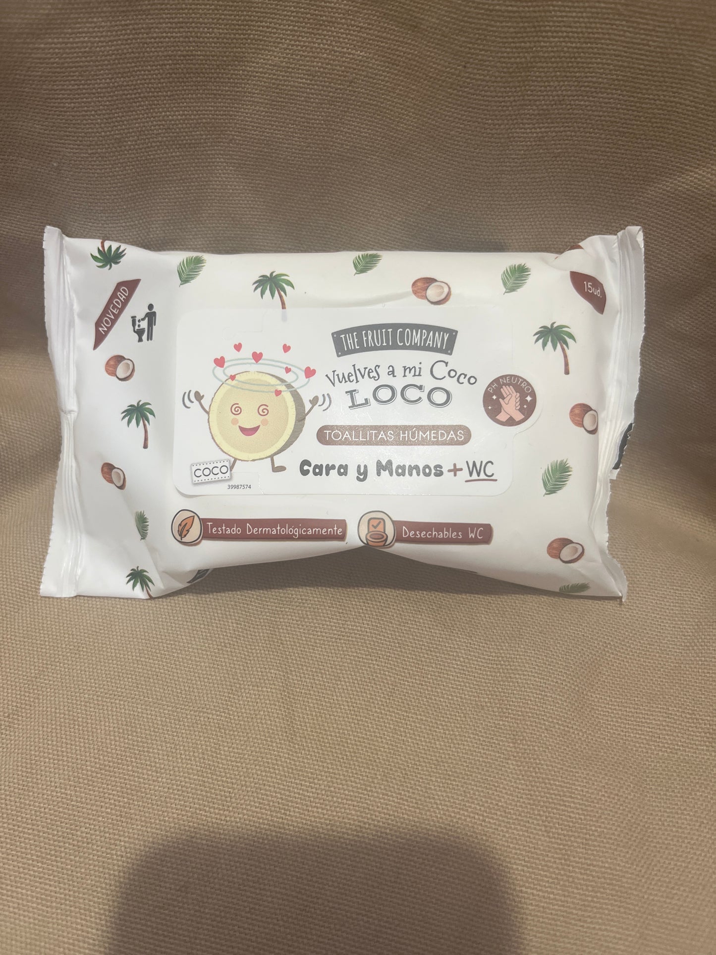 Lingette ( petit ) biodégradable - Coco