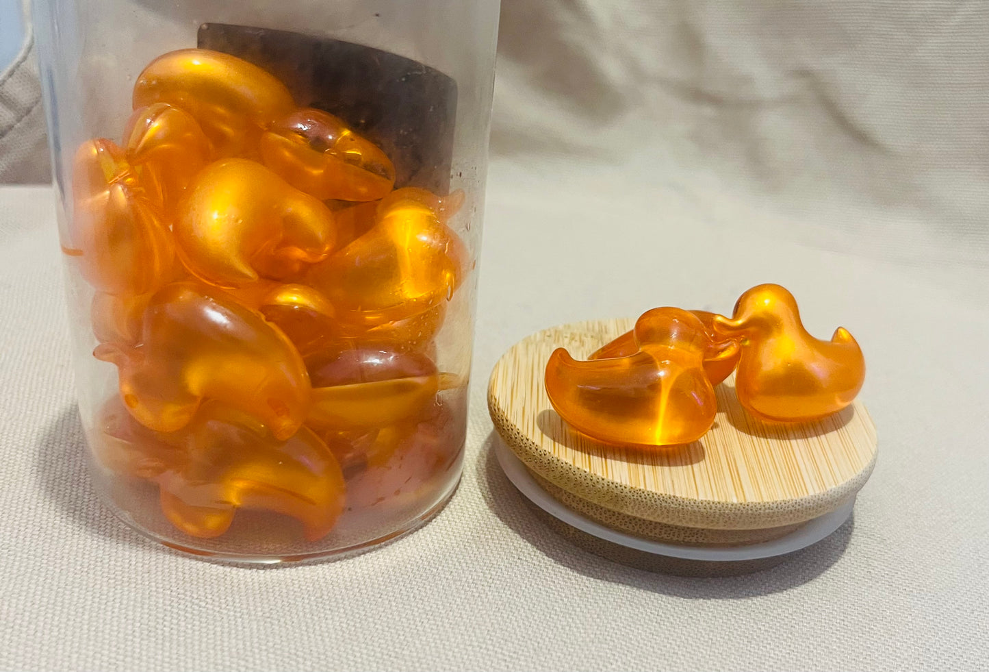 Bille de bain Canard - Abricot