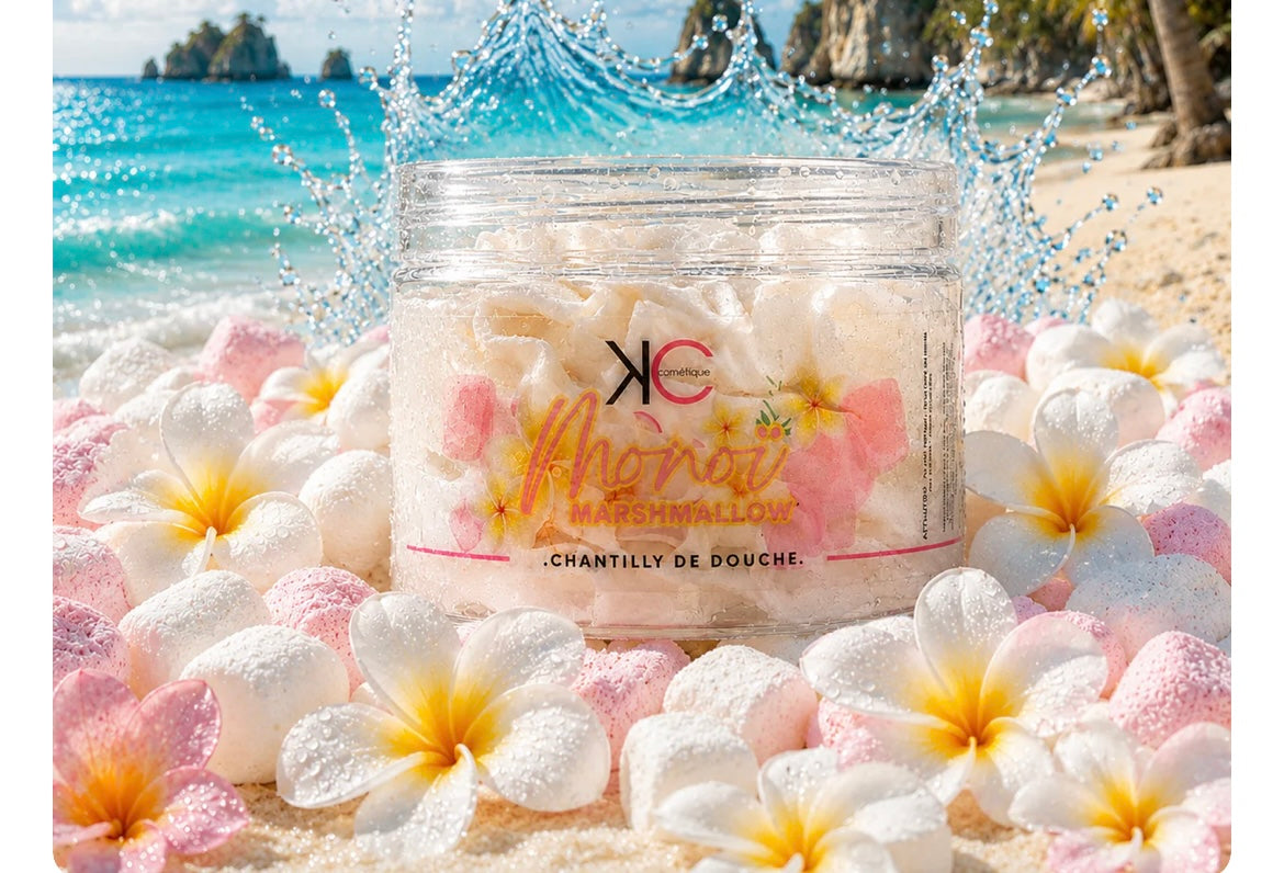 Chantilly de douche - Monoi marshmallow