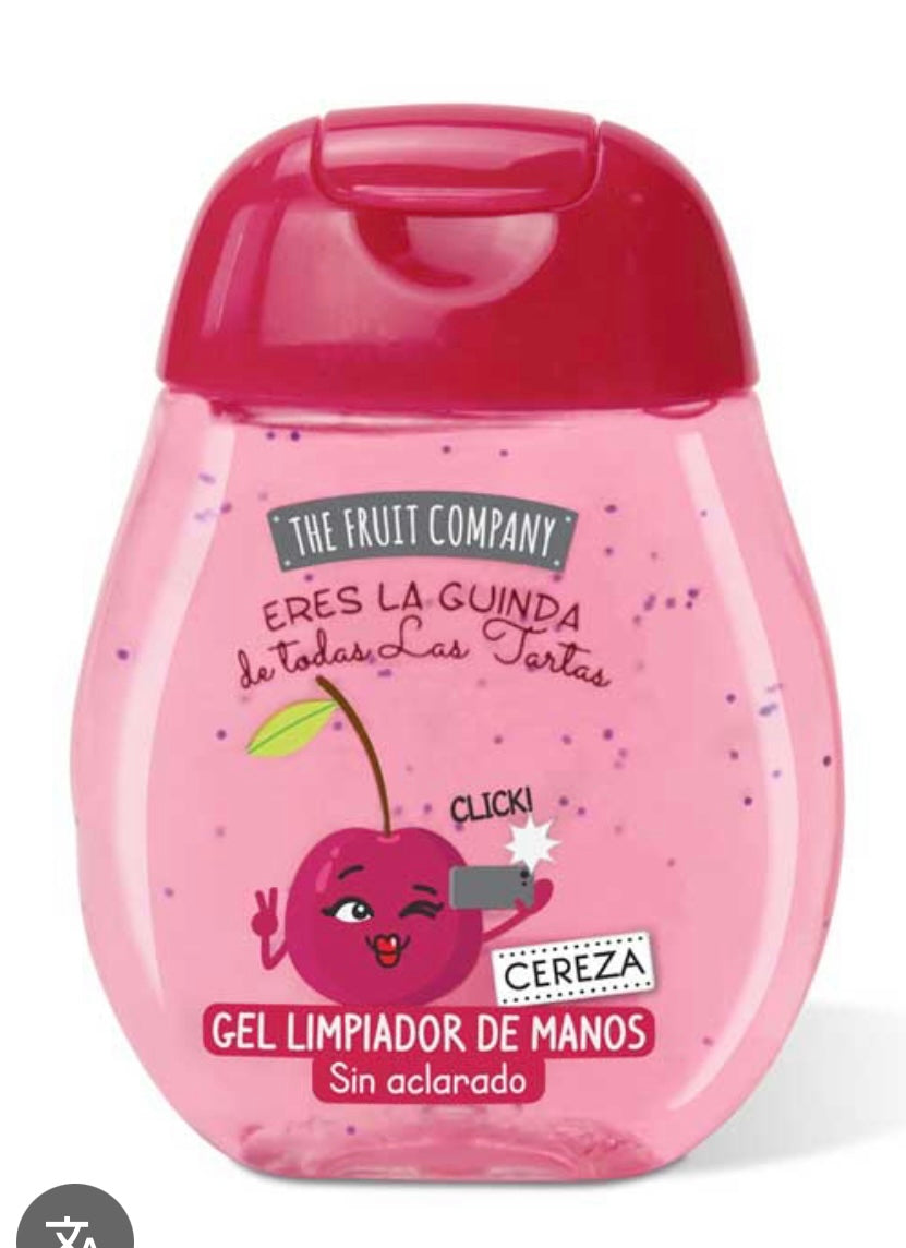 Gel mains hydroalcoolique - cerise