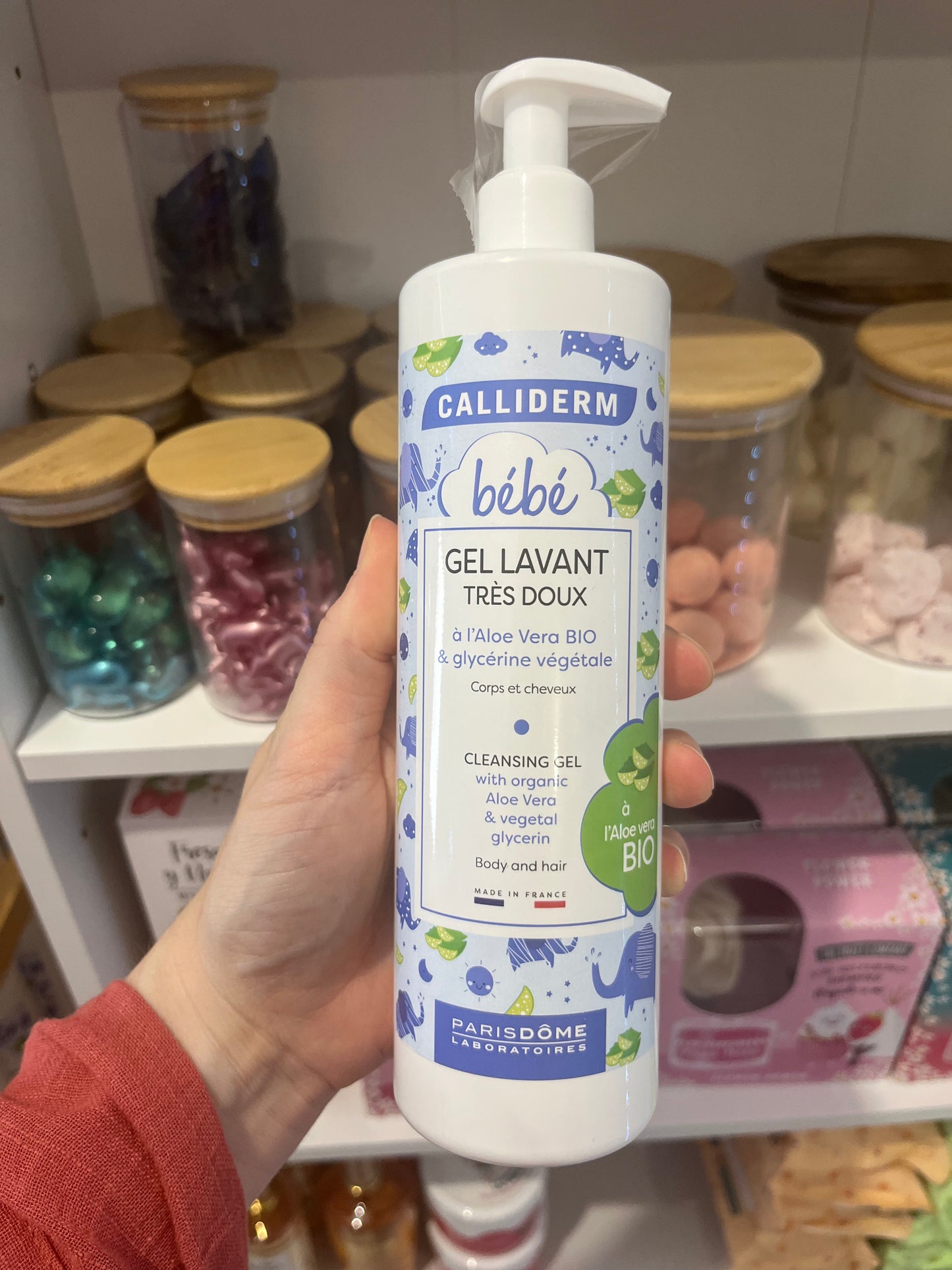 Gel lavant à l’aloe Vera bio