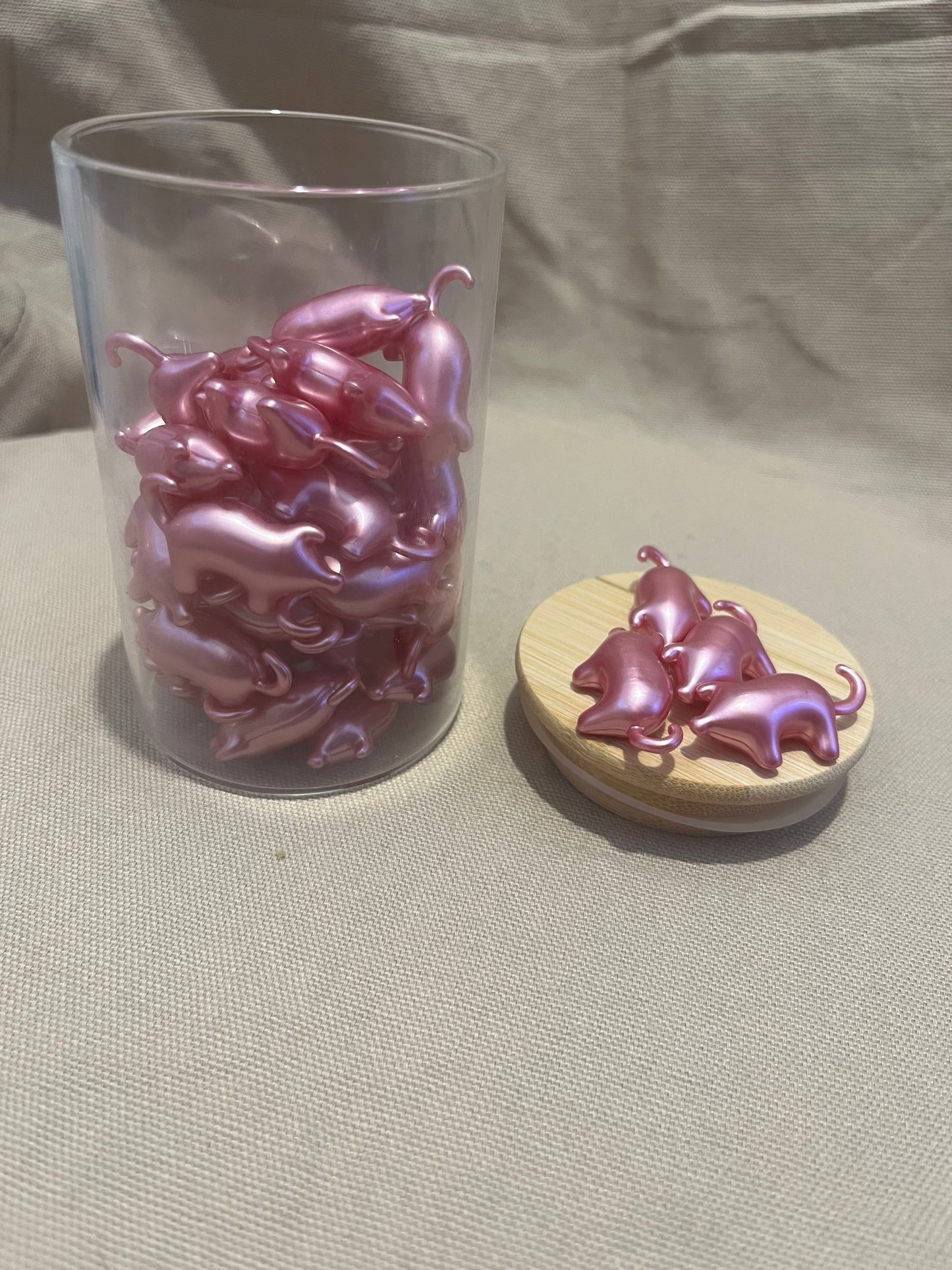 Bille de bain cochon - Rose