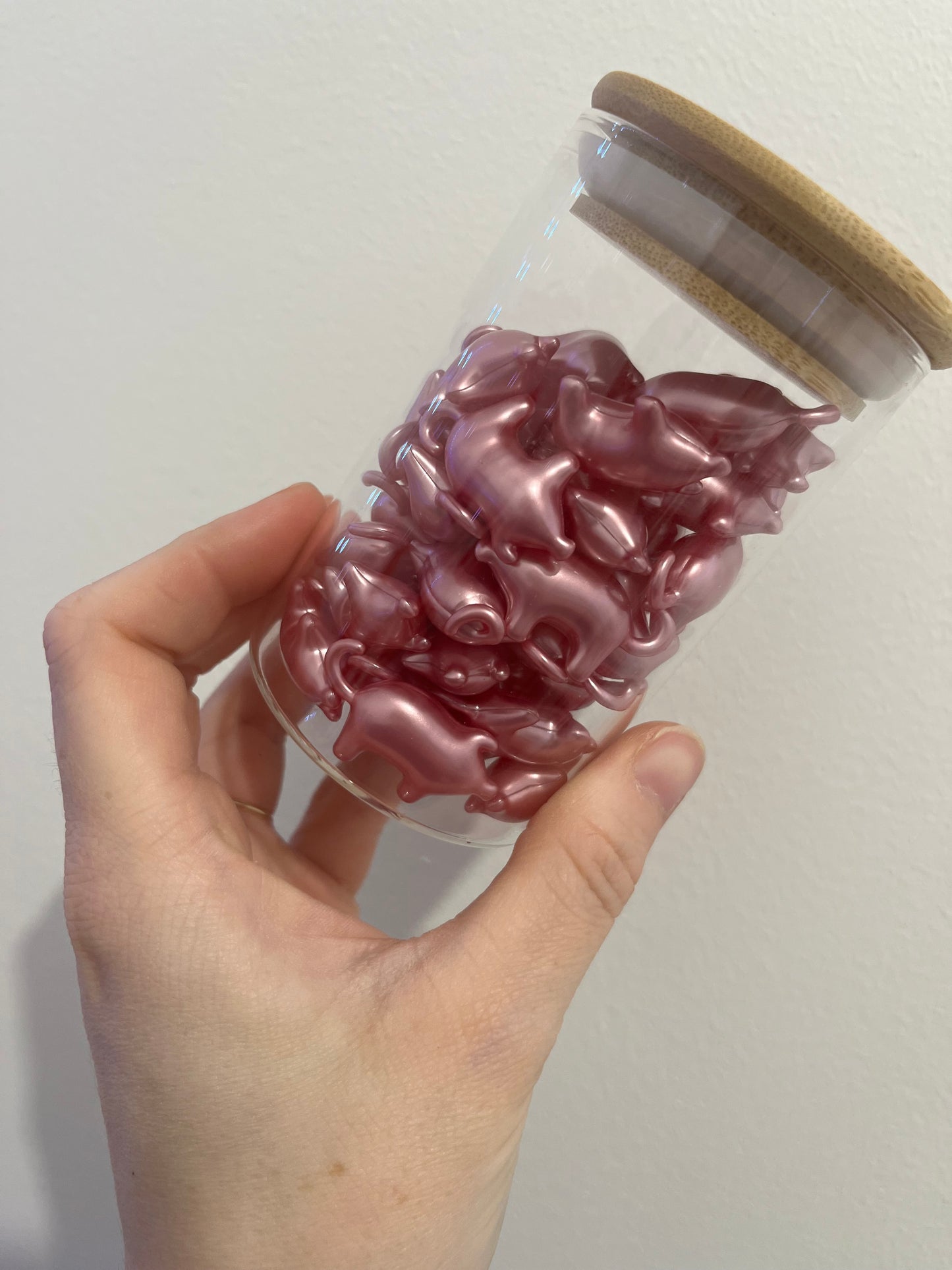 Perle de bain à la rose