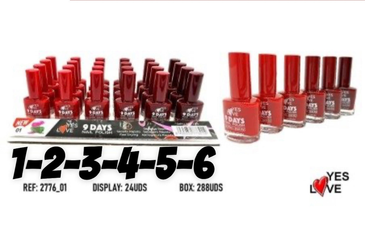 Vernis - Effet gel tenue 9jours