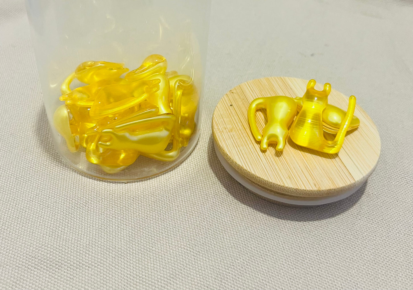 Bille de bain chat - Vanille