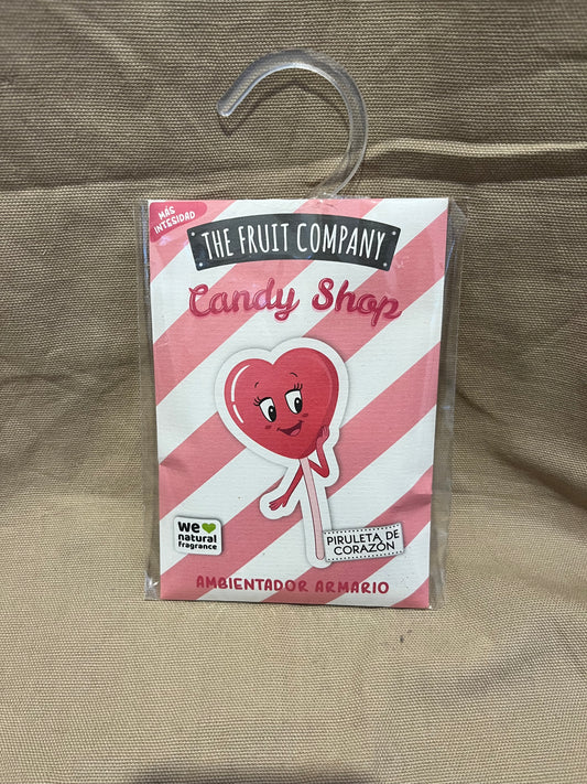 Suspension - sucette fraise