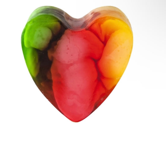 Savon glycérine en coeur