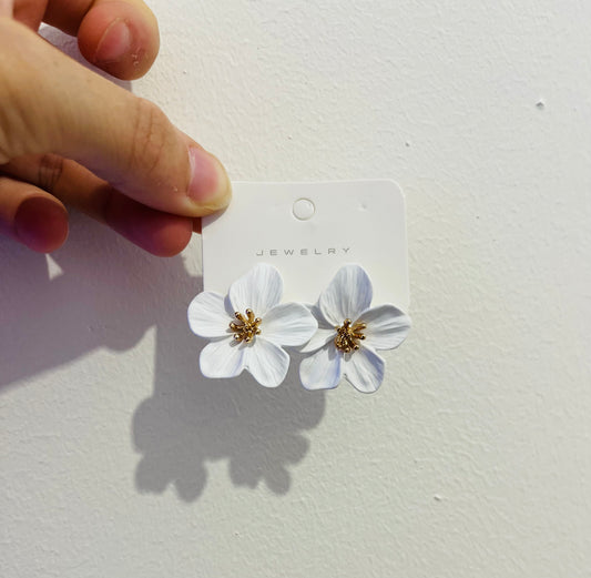 Boucle d’oreille fleur