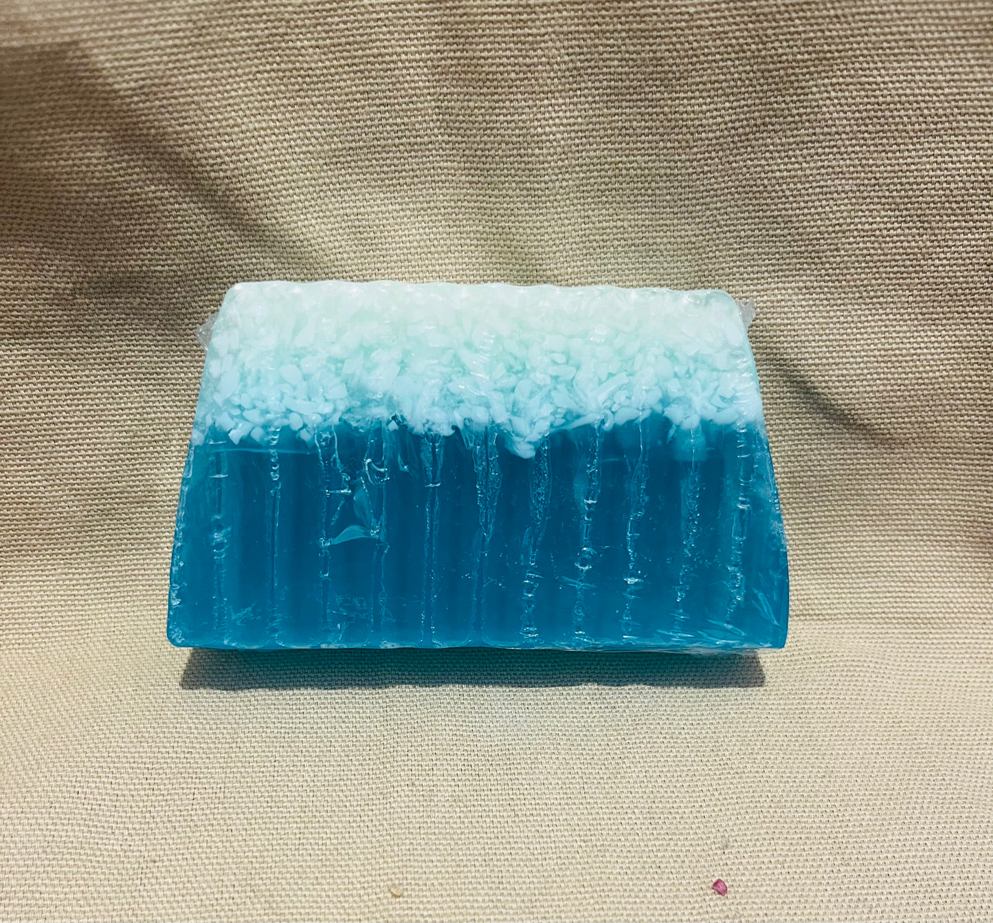 Tranche de savon - fleur de coton