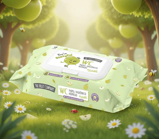 Lingette biodégradable - Pomme