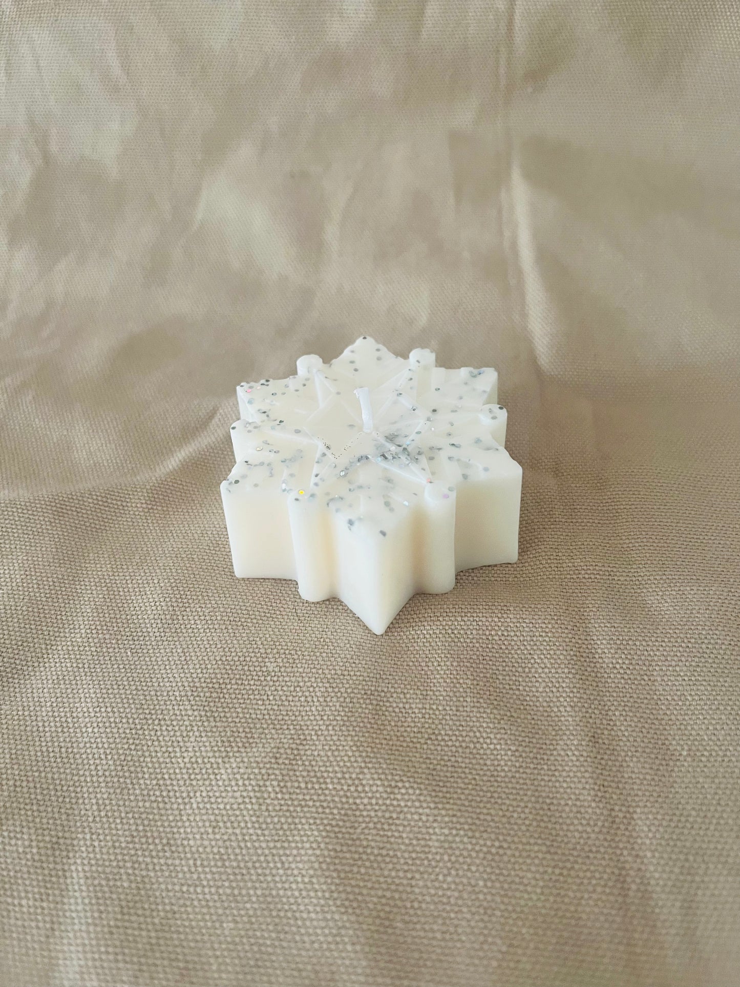 Bougie - Flocon de neige