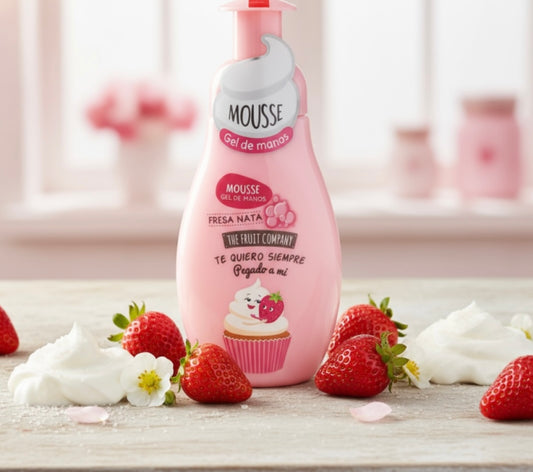 Savon mousse - Fraise chantilly