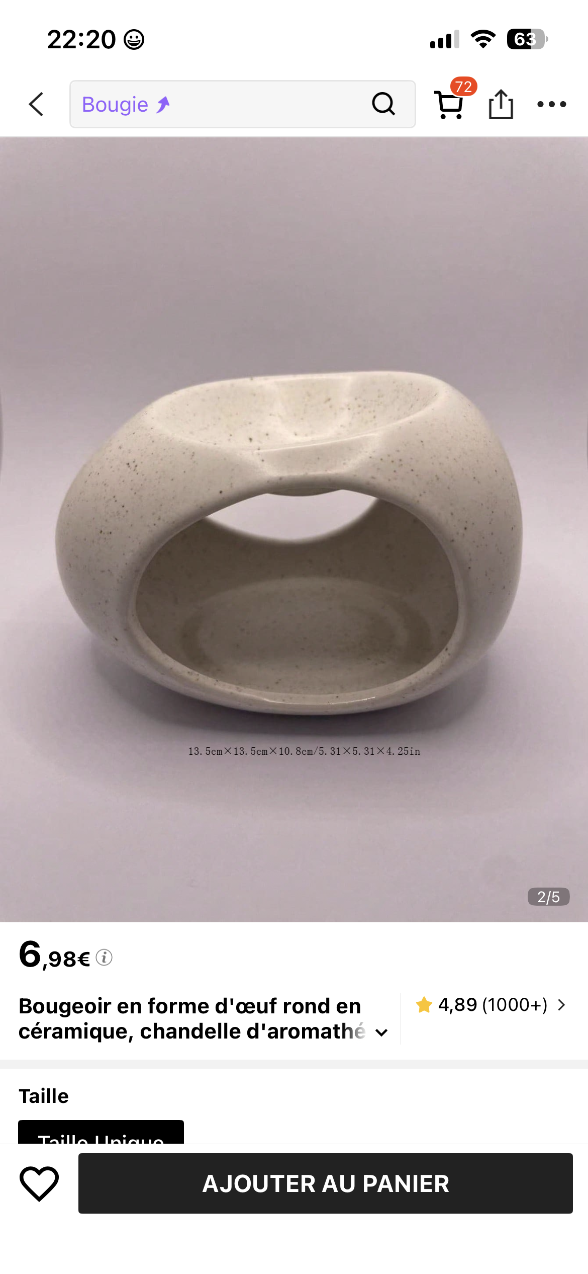 Brûleur pour fondant